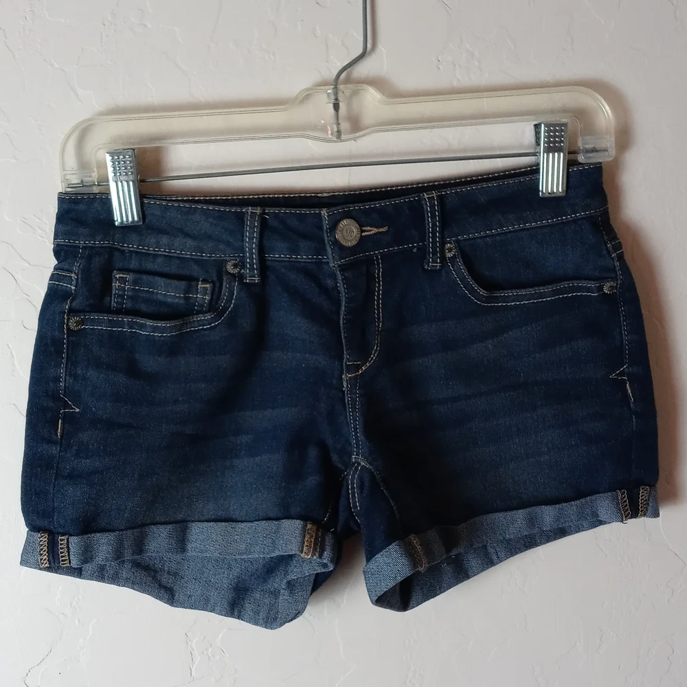 Aeropostale Midi Denim Boyfriend Shorts